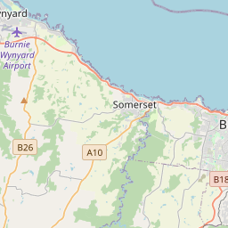 Distance from devonport to burnie
