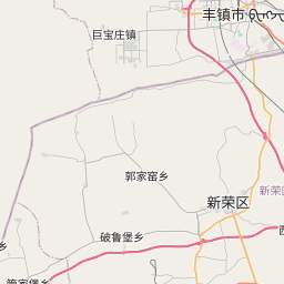 丰镇市城区地图图片