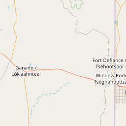 distance from sanders az to ganado az by car bike walk usa geo