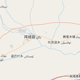 从新疆省拜城镇到新疆省阿克苏市的距离