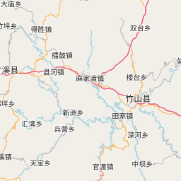 竹山县地图全图高清版图片