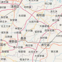 大城县乡镇划分地图图片