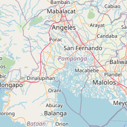 Find distance between Santa Cruz Laguna and Balanga