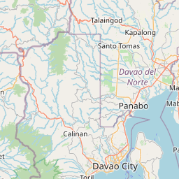 Find distance between Mati and Santa Cruz Davao del Sur