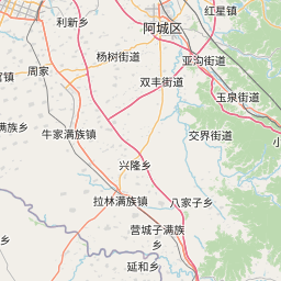从吉林省榆树市到黑龙江省尚志市的距离